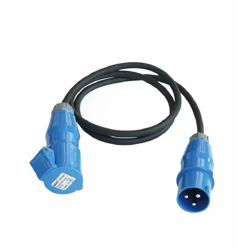 IP44 Electric Splitter Power Cable With 16A/3pin CEE Male Plugs And 16A/3pin CEE Type Female Connectors