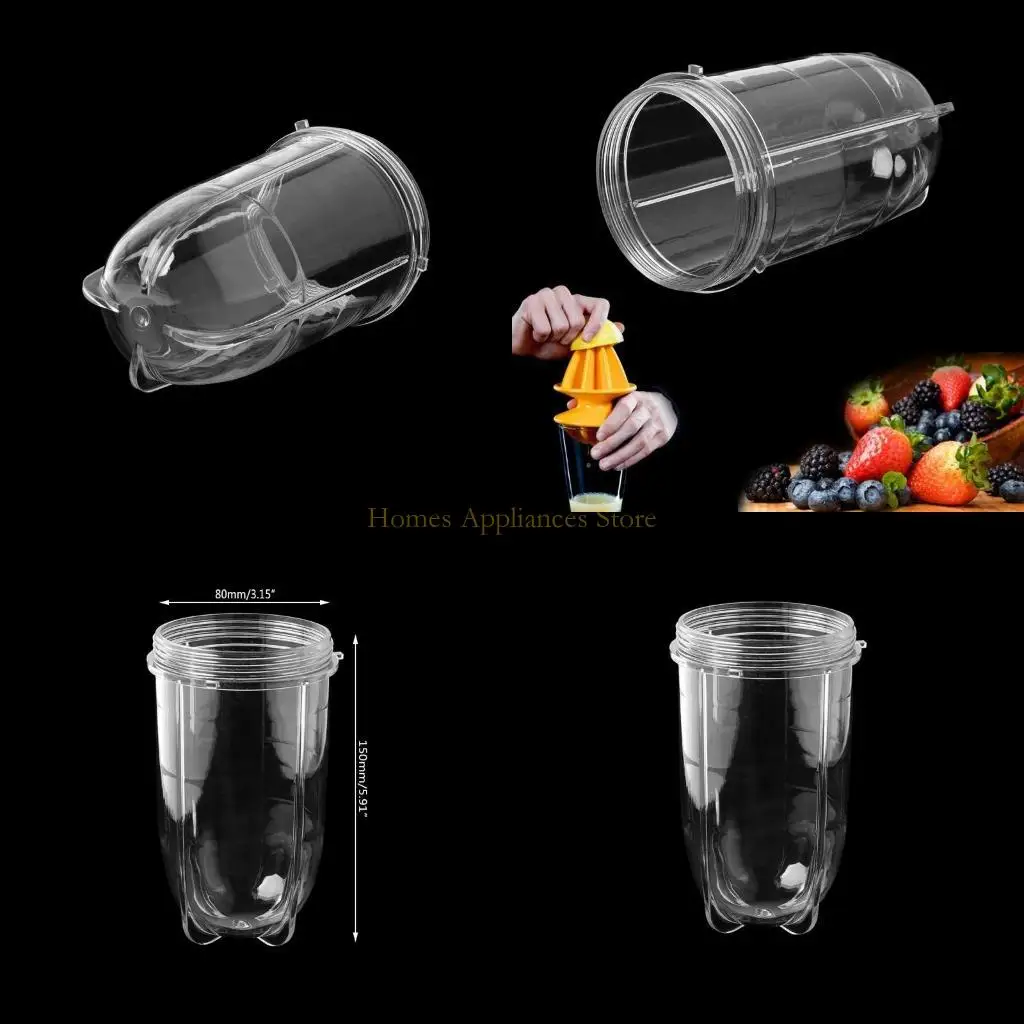 D0AB Tazas expulsión Reemplazo accesorios transparentes licuadora taza reemplazable para 250W