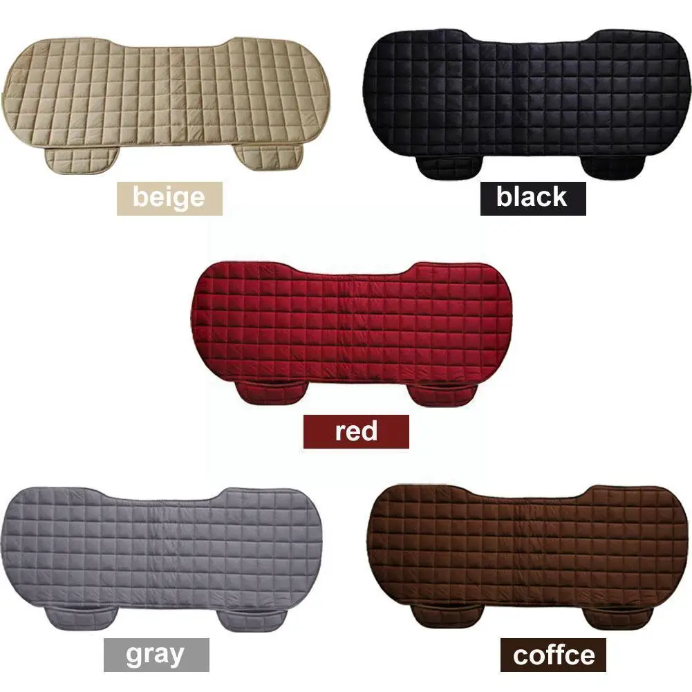 Car Rear Seat Cover Flocking Cloth Seat Cushion Anti-slip Suv Universal Van Pad Comfortable Truck Fit Protector L7C7 Auto M S8M6