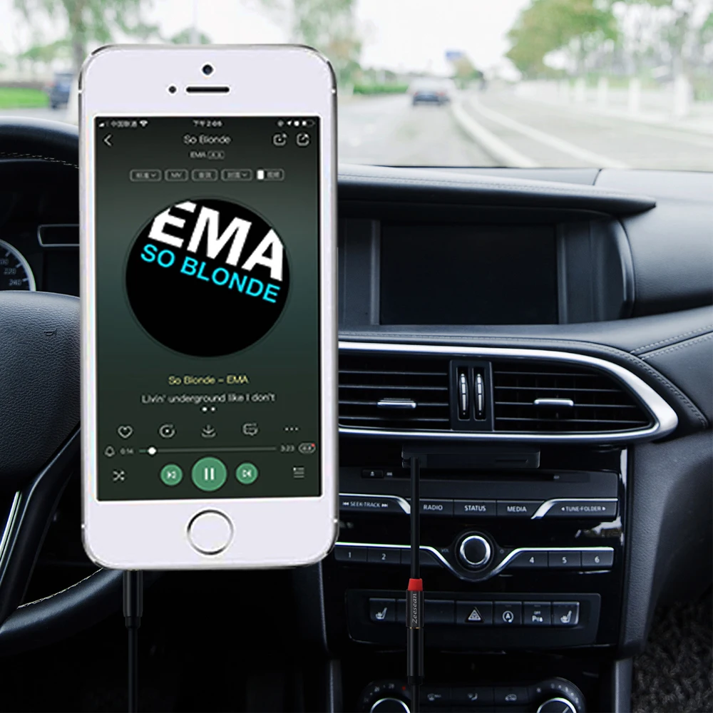 Aux سيارة الشريط الصوت كاسيت محول مشغل Mp3 محول 3.5 مللي متر جاك التوصيل ل MP3 الهاتف كابل مساعد مشغل أقراص مضغوطة #2