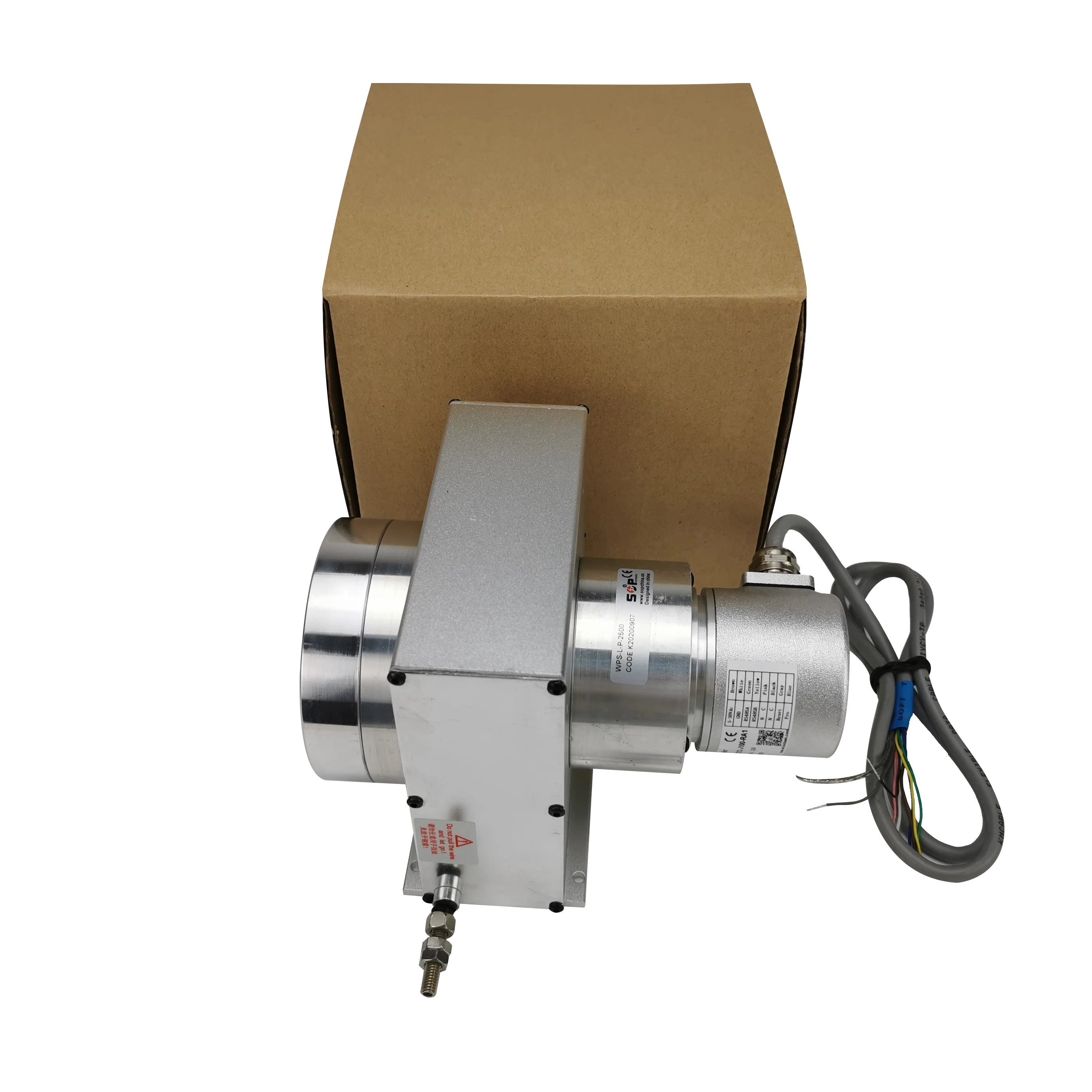 Sensor absoluto da posição da deslocamento do fio da tração do codificador Rs485 16bit de 2500mm