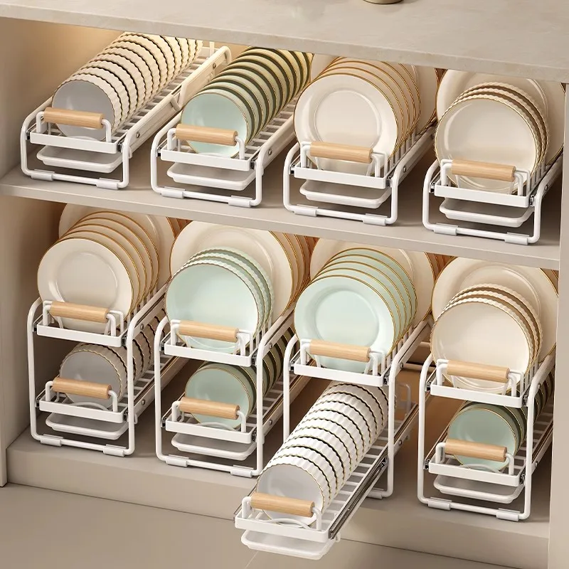 

Кухонный шкаф Der Mounted Bowl Ra Pull out Di Drainer elf Корзина для хранения посуды Органайзер Шкаф интерьер Ra