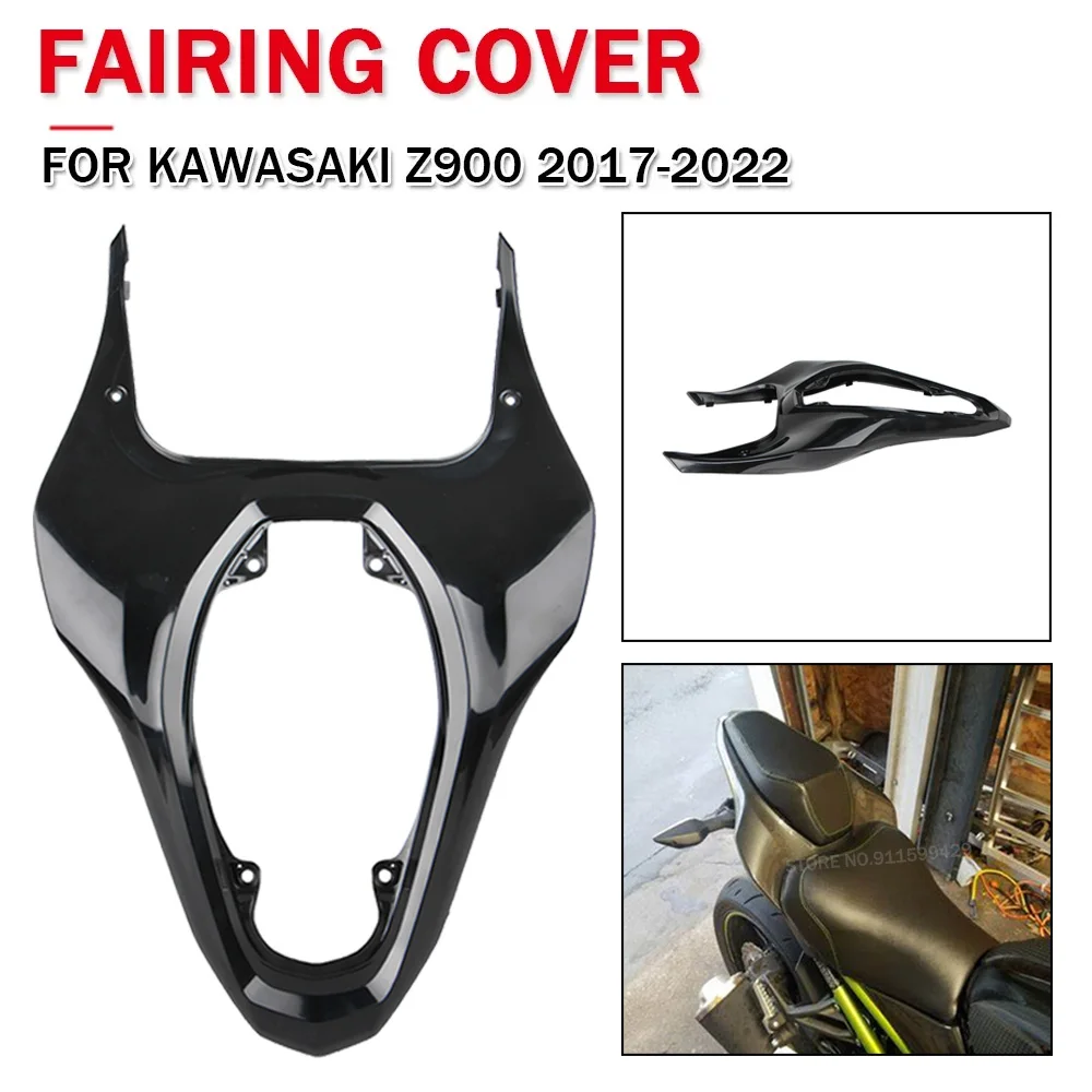 For Kawasaki Z900 Z 900 2017-2019 2020 2021 2022 Motorcycle Upper Rear Passenger Seat Fairing Cover Duck ABS Plastic Tail Panel