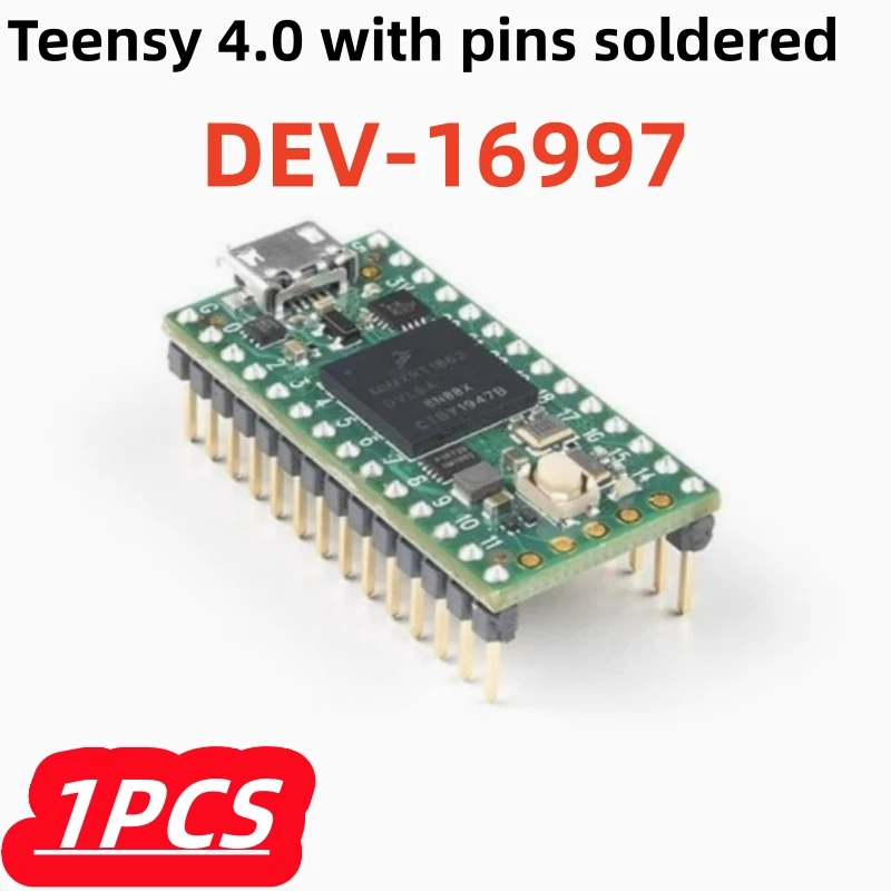 1Pcs/lot DEV-16997 Teensy 4.0 Headers iMXRT1062 600MHz development board pin welded