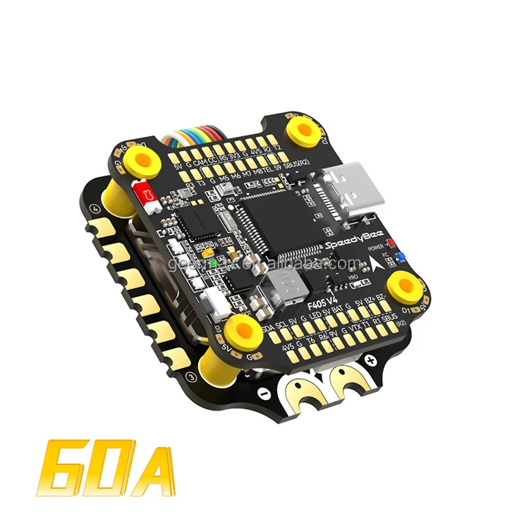 For SpeedyBee F405 V4 BLS 60A 30x30 Stack With 4-in-1 ESC Flight Controller FC & ESC Drone Components DIY Racing UAV Spare Parts