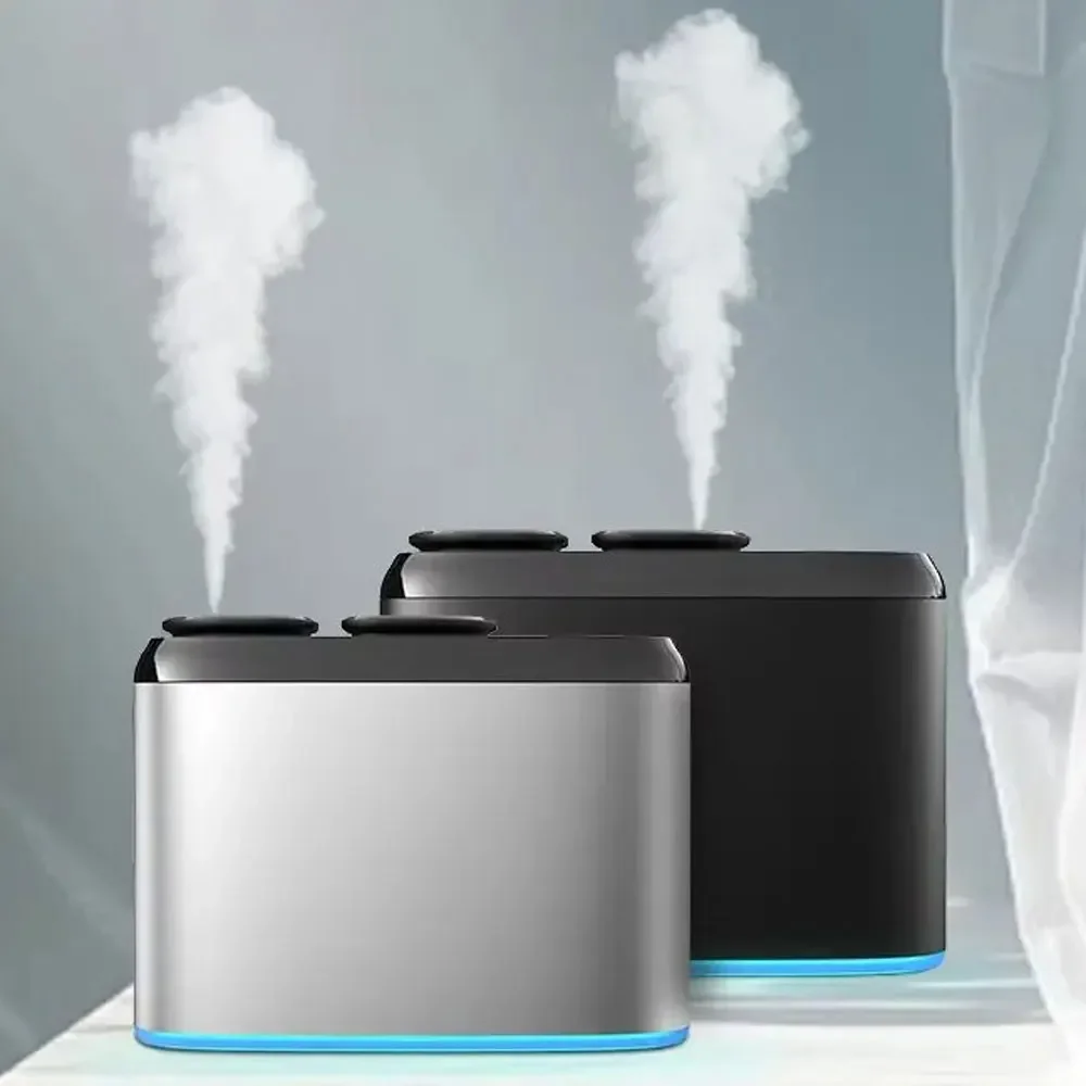 Double Head Aroma Diffuser Bluetooth Waterless Essential Oil Scent Machine Home Freshener Device Rechargeable Oil Diffuser