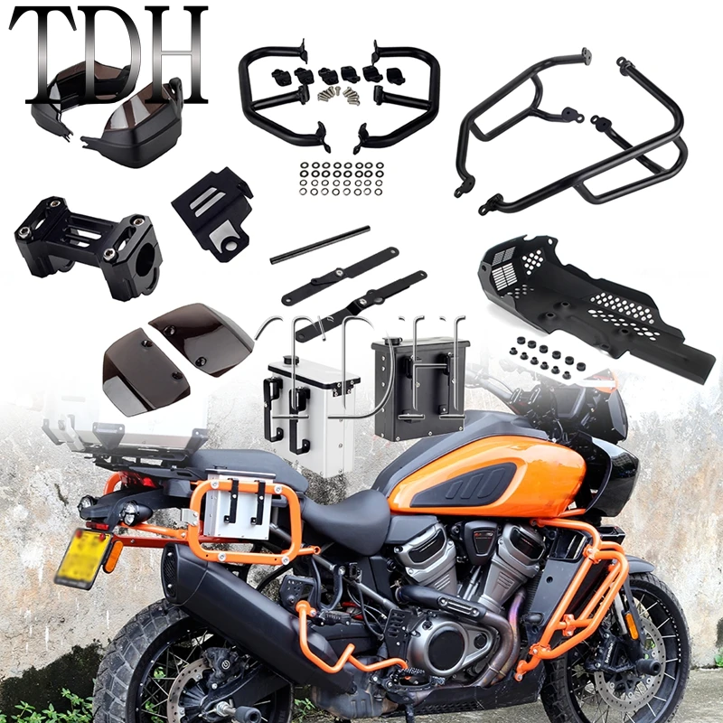 For Pan America 1250 S RA1250 Mobile Phone Holder Navigation GPS Plate Bracket Adapt Accessories Brake Fluid Oil Tank Cover Cap