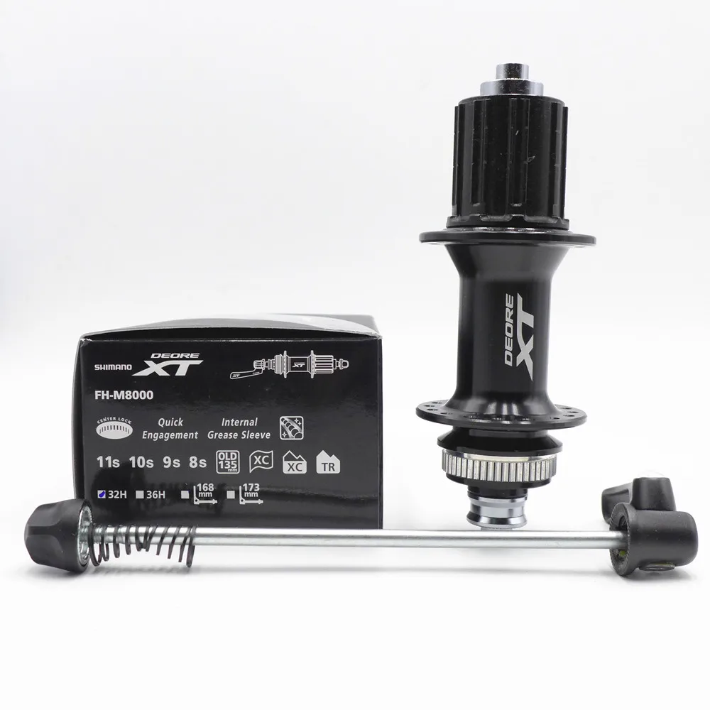 SHIMANO XT FH-M8000 Freehub 135 мм Quick Release 32H Задняя втулка для велосипеда MTB
