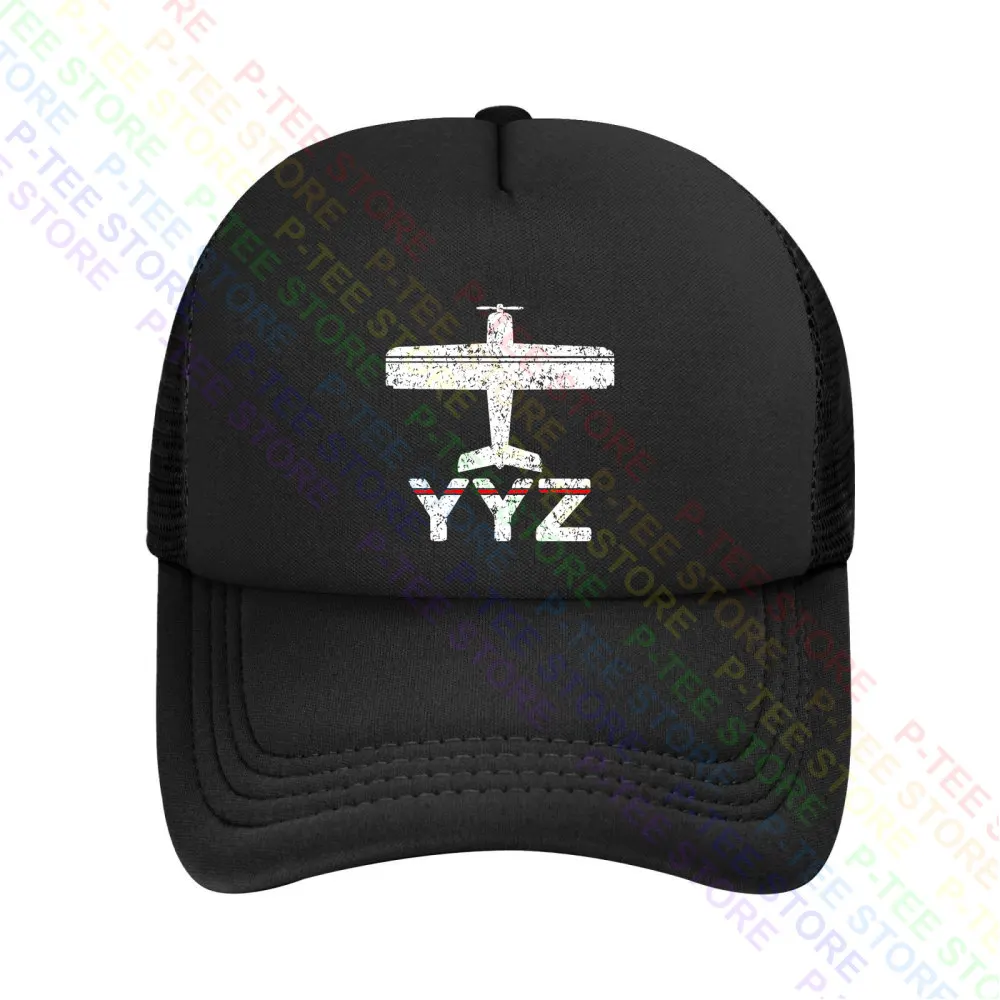 Fly Toronto Yyz Airport Pearson Jet Plane Baseball Cap Snapback Caps Knitted Bucket Hat