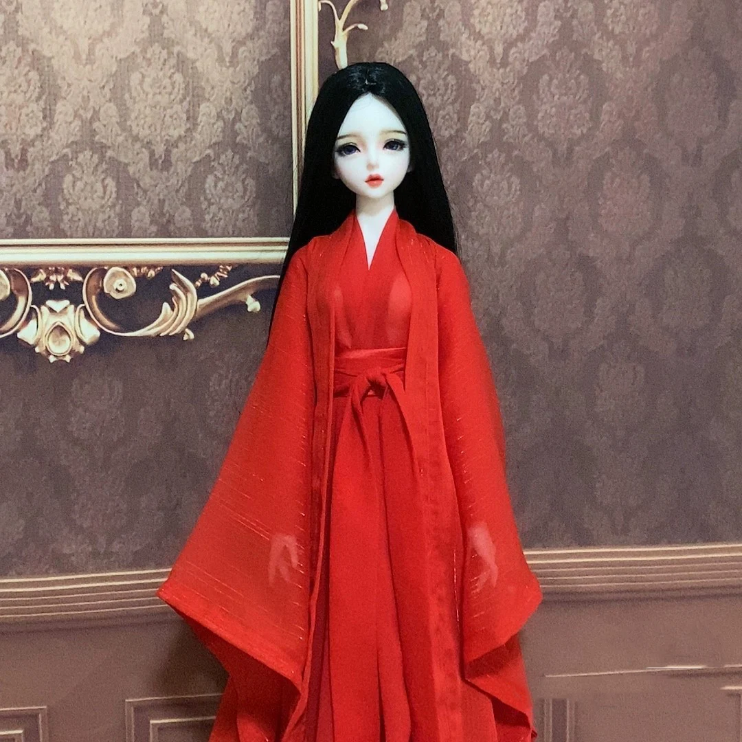 1/4 1/3 scala Costume antico BJD vestiti cinese Hanfu fata vestito lungo vestito per BJD/SD SD13 grande ragazza accessori per bambole C2342