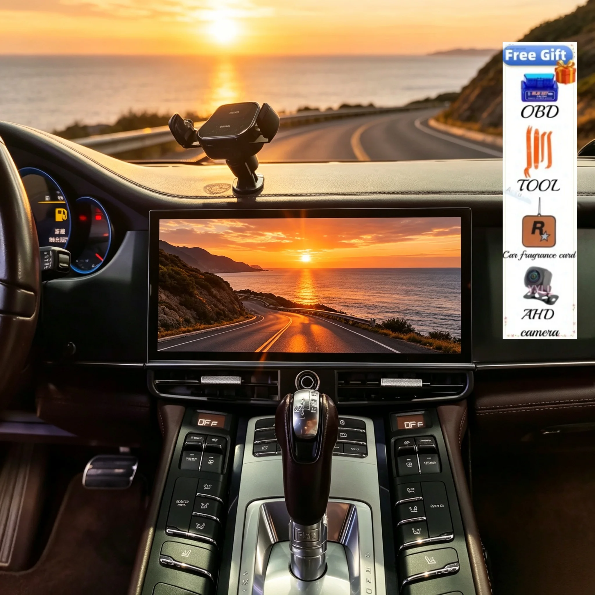 Android 14 Car Multimedia Player Navigation GPS Bluetooth Wifi Carplay Car Radio For Porsche Panamera 970 2010-2016 Head Unit 4G