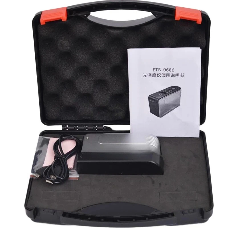 1pc 9V Glossiness tester ETB-0686 paint marble surface gloss measurement machine gloss meter glossmeter equipment