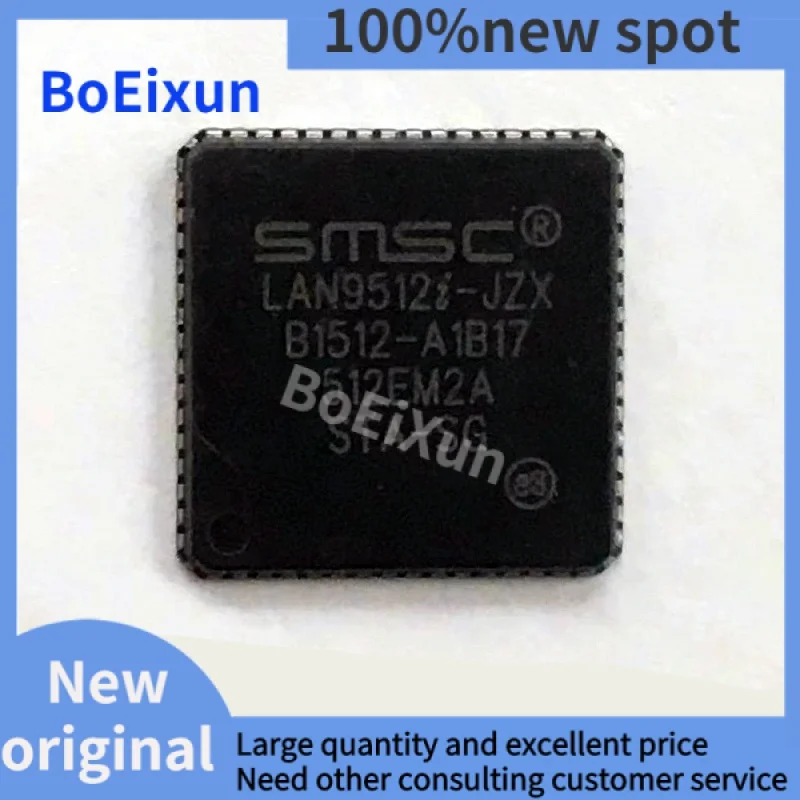 1-10pcs LAN9512I-JZX Package QFN64 9512I-JZX Ethernet Controller MCU IC Chip Brand New Original