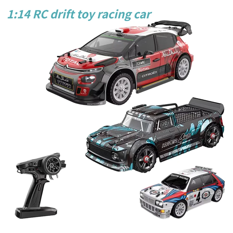 14301 14303 RC1/14 Car Model Drift Rally Car Flat Running Brushless High Speed Remote Control Car Adult Toy Four-wheel Drive 4WD