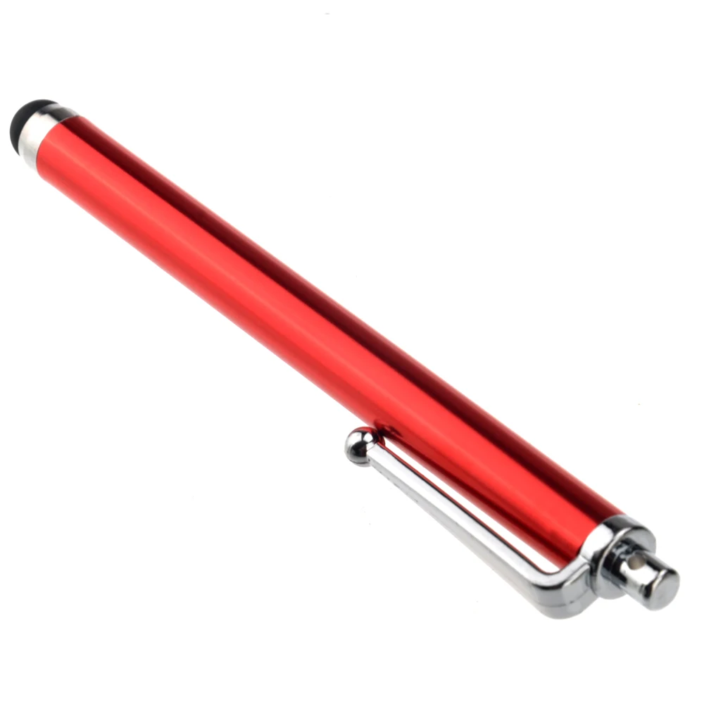 

red stylus for 2 touch pen with rubberized tip