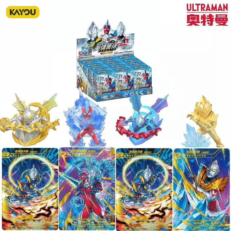 kayou-新品本物ウルトラマンラバートクサツボックスシリーズラバードールコレクタブルカードアニメホリデーギフトオリジナルボックス