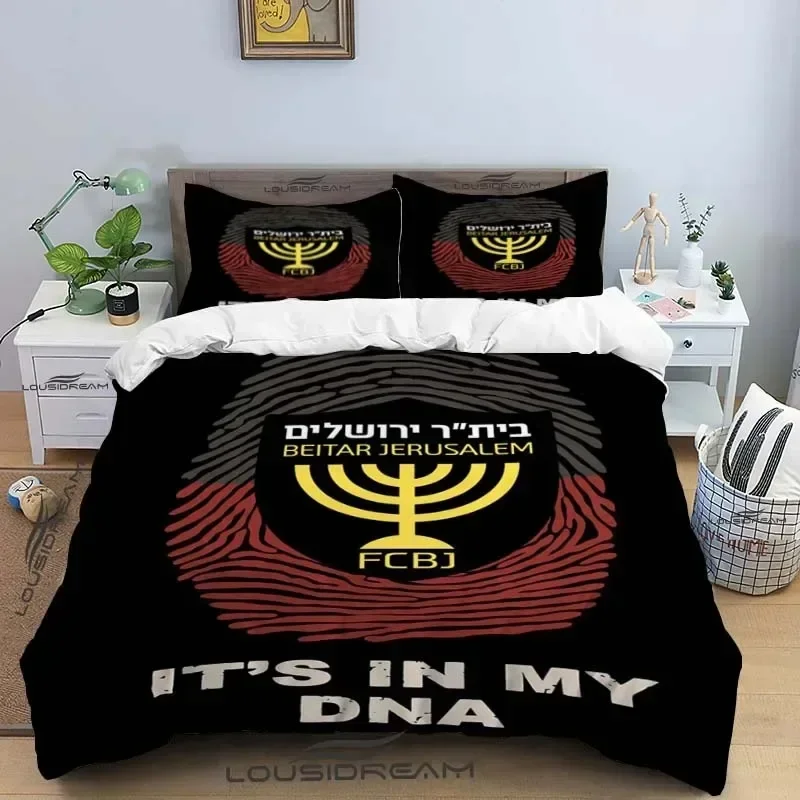 

Beitar Jerusalem Fc Bedding Set For Bedroom Soft Modern Bedspreads Comefortable Kids Duvet Cover Quilt Cover And Pillowcase