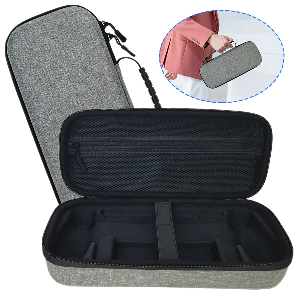EVA Hard Case Bag for PS5 Portal Handheld Console Carry Bag Portable Travel Carrying Case Shockproof Storage Bag with MeshPocket