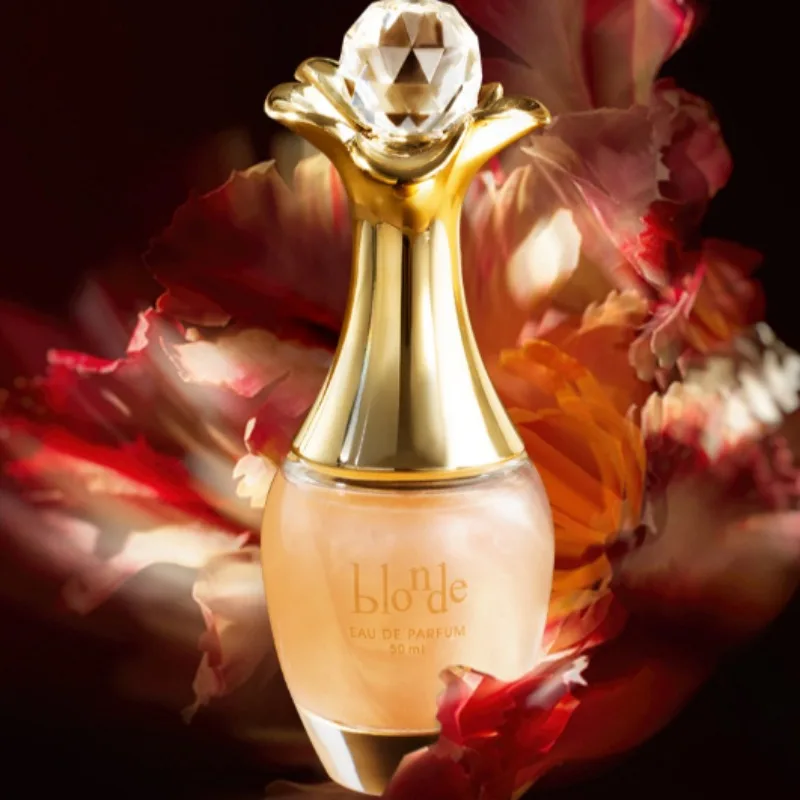 Блондинка Bombshell Кокетливый парфюм 50 мл Фруктовый цветочный аромат с элегантными нотами и краской мускуса для очаровательного соблазнительного аромата