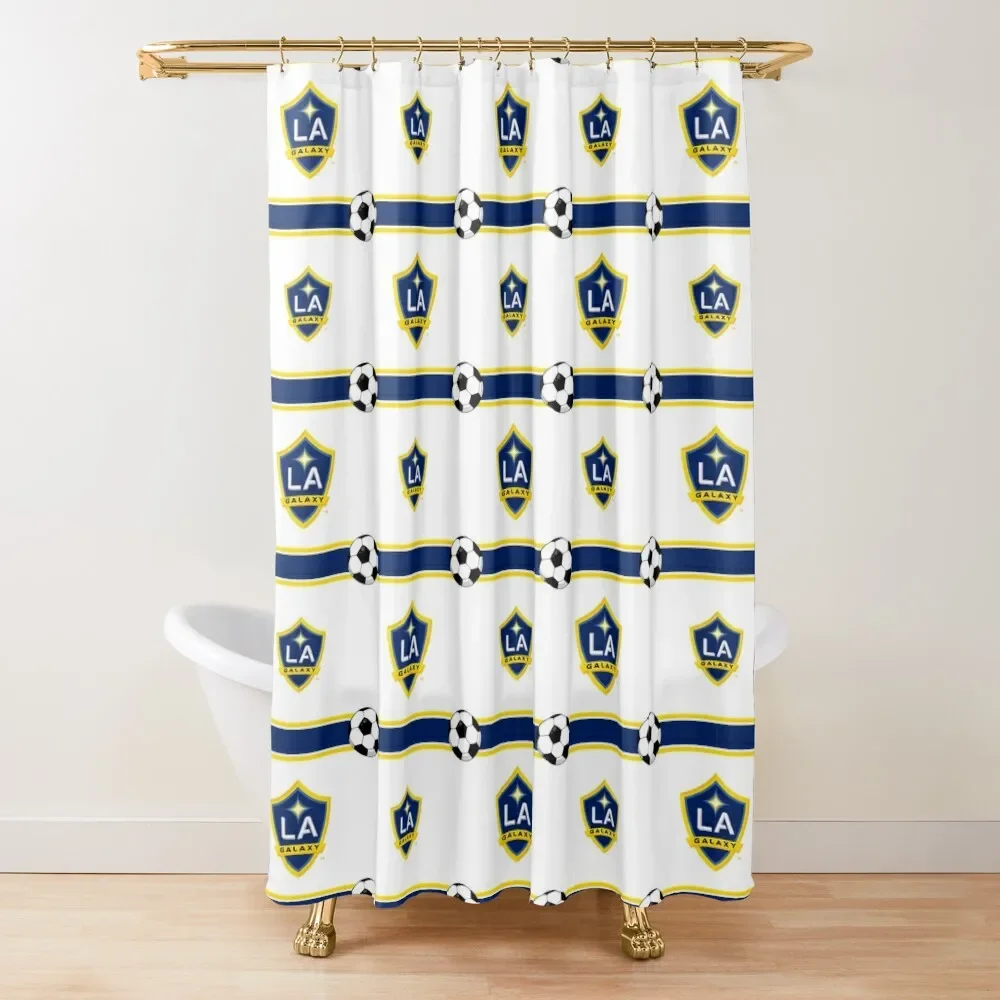 

LA Galaxy seamless pattern Shower Curtain Shower Bathroom In The Bathroom Curtain