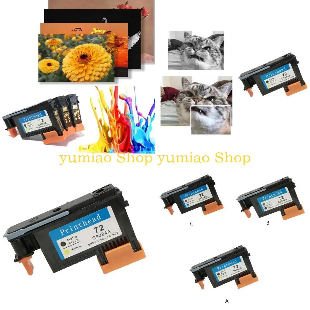 

587B C9380A C9383A C9384A для печатающей головки 72 Печатающая головка для принтера HP72 DesignJet T1100 T1120 T1120ps T2300