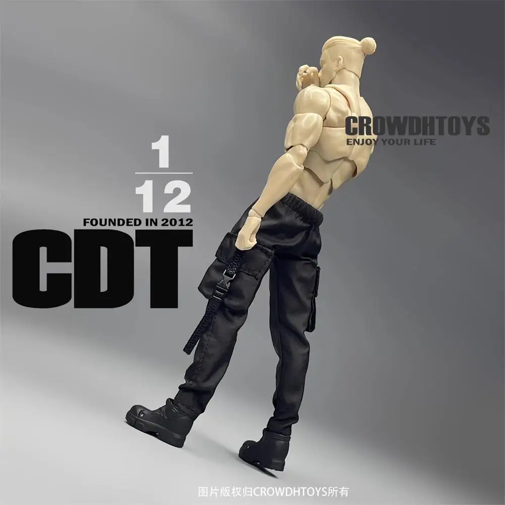 

Scale 1/6th 3ATOYS Fashion Black Long Pant Trousers NO Body No Doll Accessories For 12" Doll Figure Collect DIY Romankey
