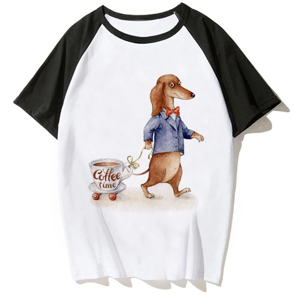 

Dachshund Tee women graphic t-shirts girl funny streetwear manga clothes