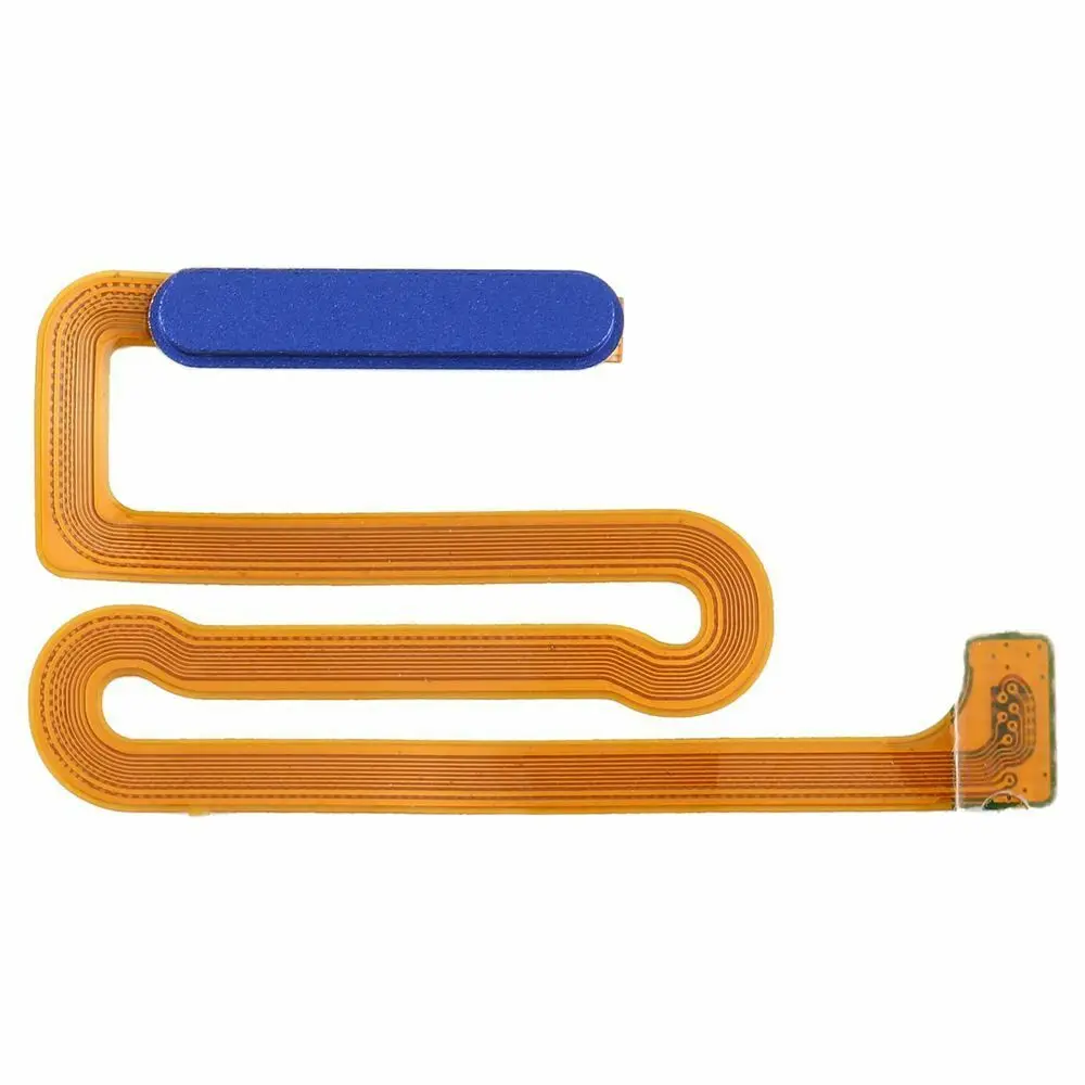 Home Button Flex Cable For Samsung Galaxy A12 M12 A125 M127 Fingerprint Touch ID Sensor With Power On Off  Side Key