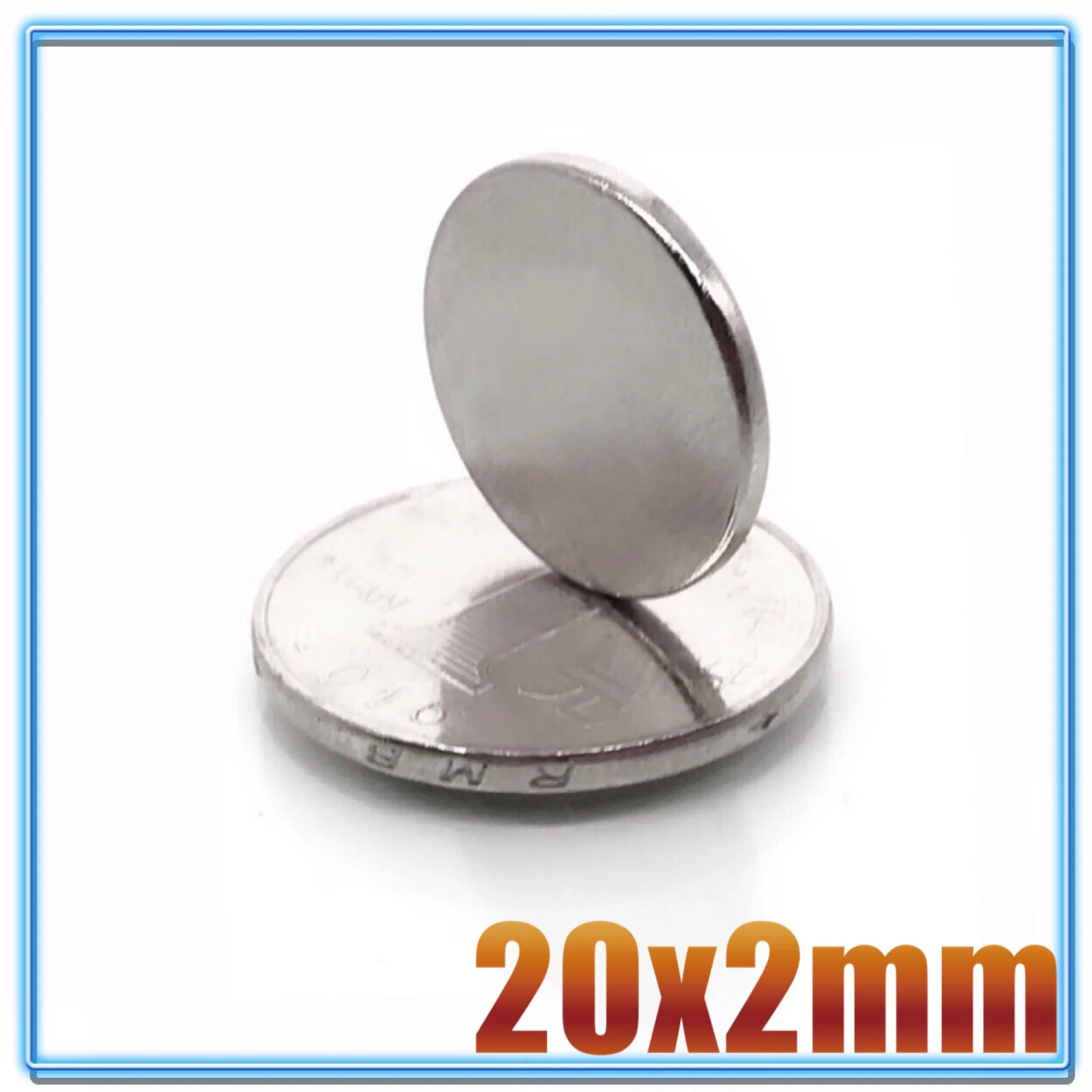 

5/10/20/50/100/200Pcs 20x2 Neodymium Magnet 20mm x 2mm N35 NdFeB Round Super Powerful Strong Permanent Magnetic imanes Disc 20x2