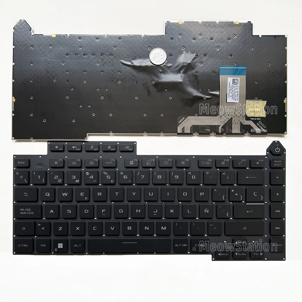 Nuevo teclado español por tecla RGB retroiluminado para ASUS Rog Strix G15 G513 G513i G513ic G513im G513ie G513q G513qr G513qe G513r G513rc  G513rm G513rw