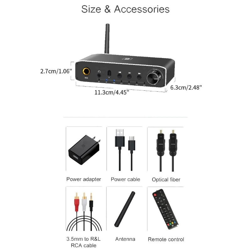 Imagem -06 - Dac Bluetoothcompatível 5.3 Receptor Transmissor Coaxial Optical Bypass Conversor Decodificador de Áudio Multi Funcional Da310