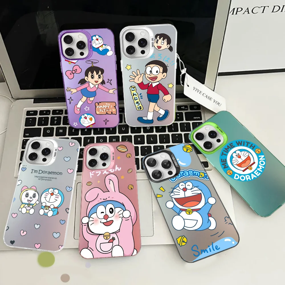 

DORAEMON Phone Case For IPhone 16 15 14 13 12 11 Pro Max X XR XSMAX 8 7 Plus Matte Shockproof Back Cover