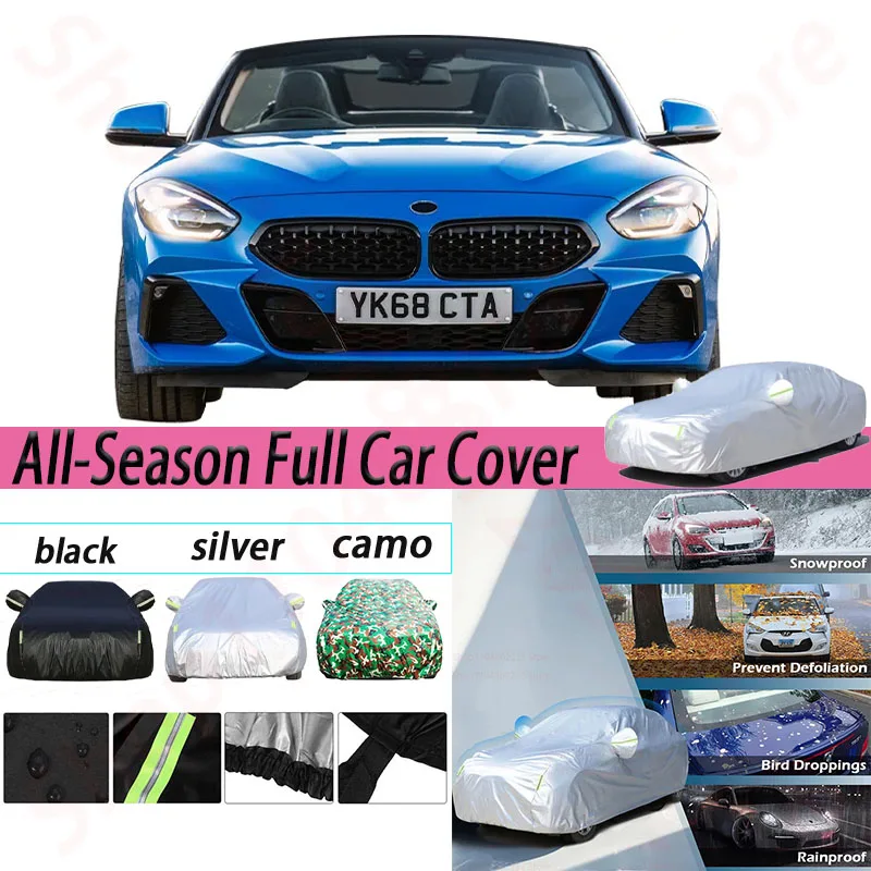 

Waterproof Car CoversFor BMW Z4 (E89) 2009-2025 Auto Anti-UV Sun Rain Snow Wind Protection Cover