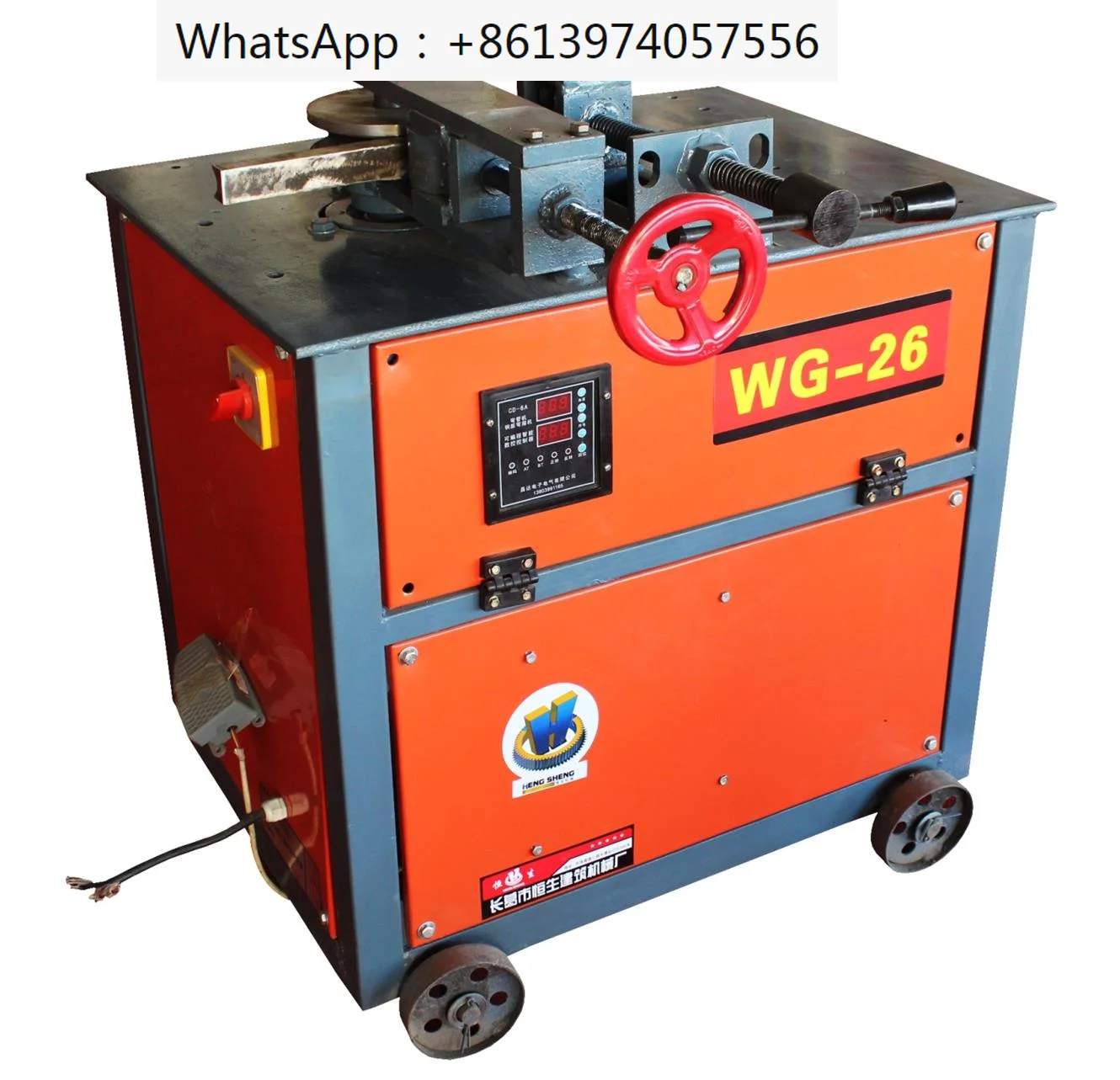 WG-26 circular steel pipe and Cooper aluminum square pipe fully automatic CNC bending machine