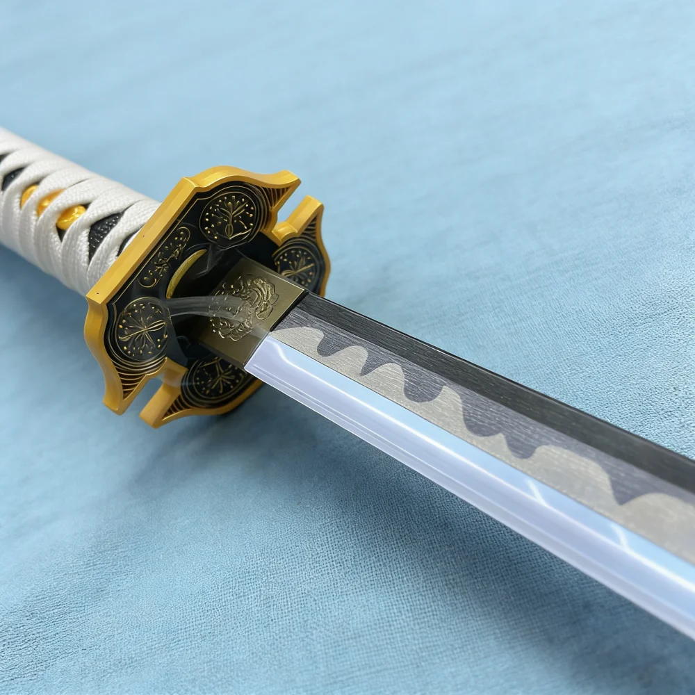 40inch Yamato Vergil Katana Anime Size Cosplay Prop LED Mist Devil May Cry Japanese Katana Smoke Effect Modes Sword Toy Gift