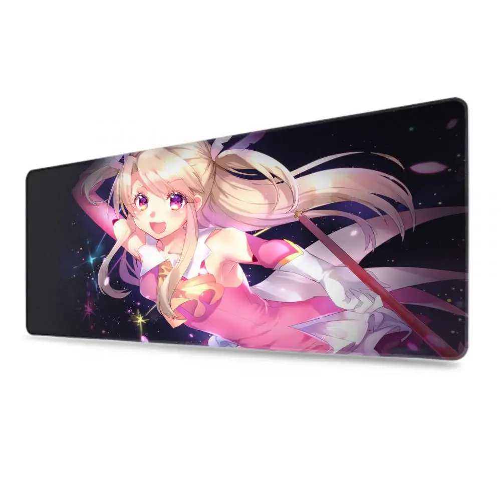 Anime GirI Illyasviel von Ethereum Mousepad com Pad Gaming Acessórios, Prime Gaming, XXL Teclado Pad, Stitch Padding Mat