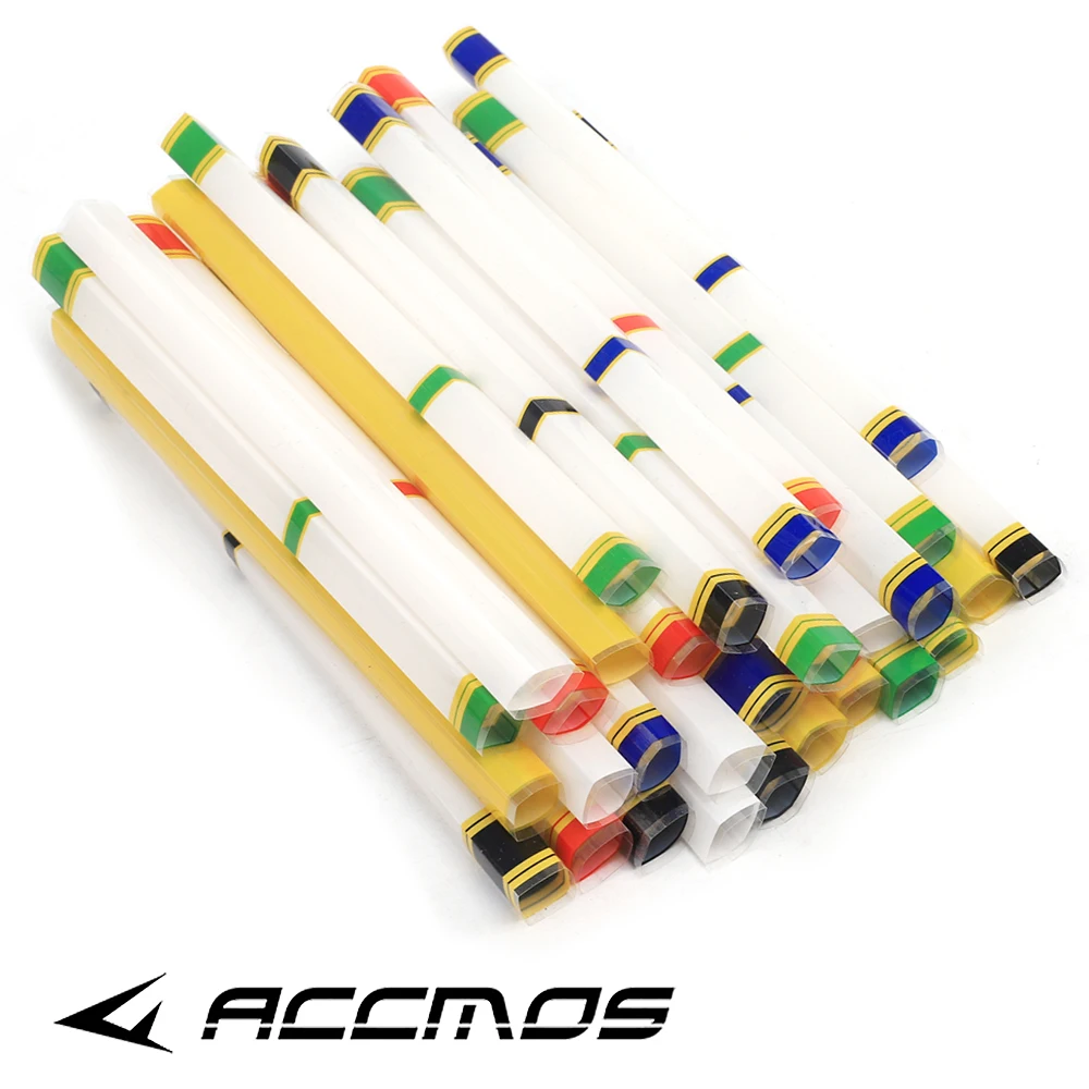 ACCMOS Archery Arrow Sticker 30pcs Heat Shrinkable Paster Sticker for Outdoor Hunting Shooting Arrow Shaft Accessory