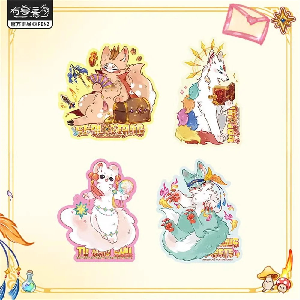 Official Fabulous Beasts Suitcase Diy Decorative Sticker Collection Cosplay Original Gift Cute Lovely
