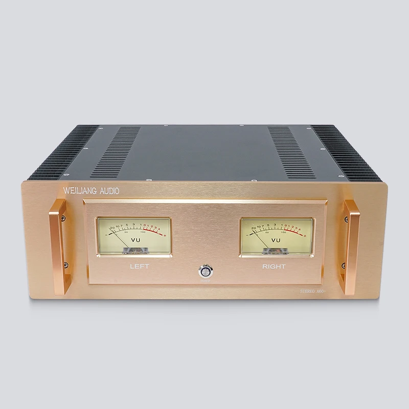 

Qingfeng A60 Aluminum Alloy Amplifier Chassis with VU Header Class A Chassis