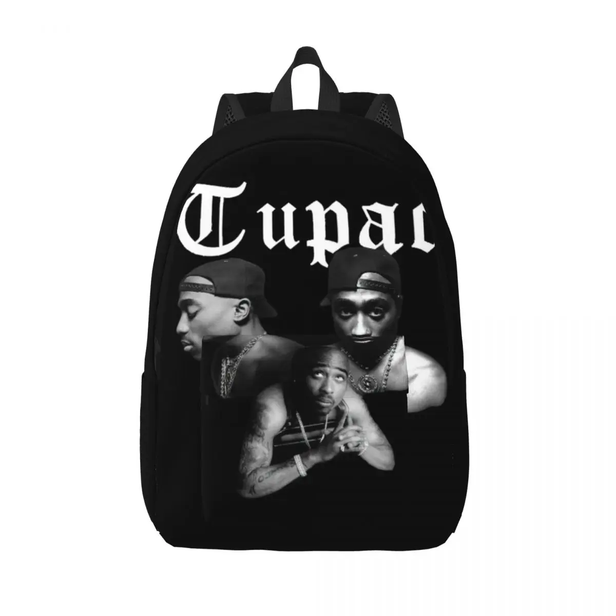 

Rapper Tupac Tops 2PAC Fashion Backpack Outdoor High School Hiking Travel Daypack for Men Women Laptop Canvas Bags