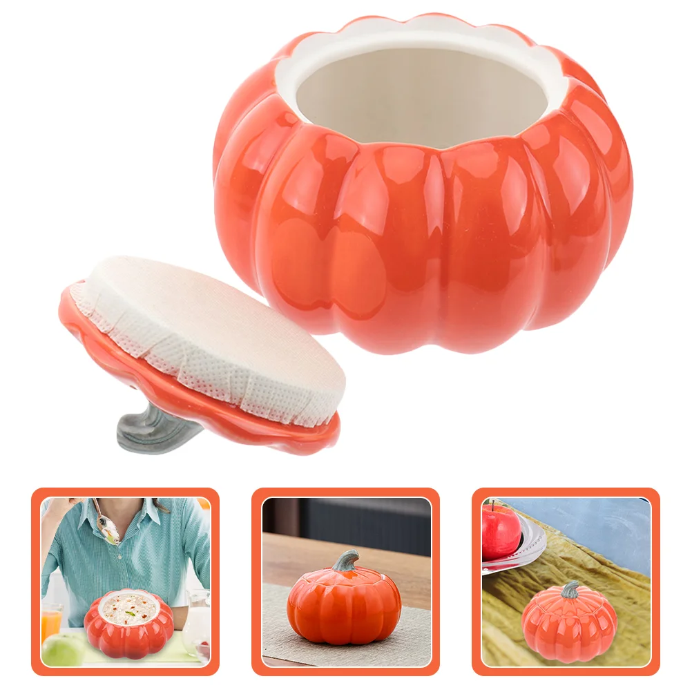 

Pumpkin Dish Cup Cake Decorating Ceramic Bowls Snack Dessert Shot Glasses Candy Jar