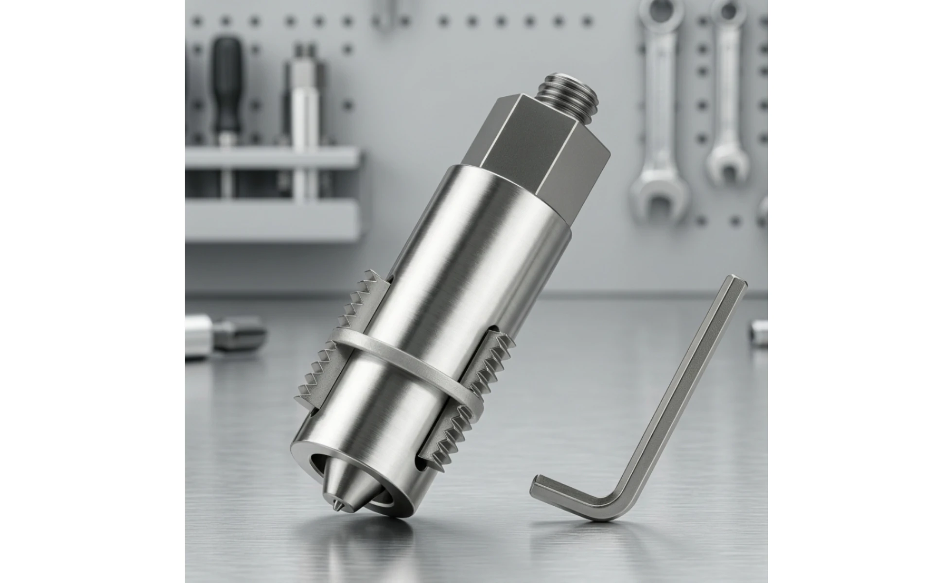 Screw Extractor with Hex Key Manual Broken Bolt Remover Screw Extractor High-Rotational Force Fastener Remover Heavy-Duty Screw Extractor with Hex Key Manual Broken Bolt Remover Screw Extractor High-Rotational Force Fastener Remover Heavy-Duty