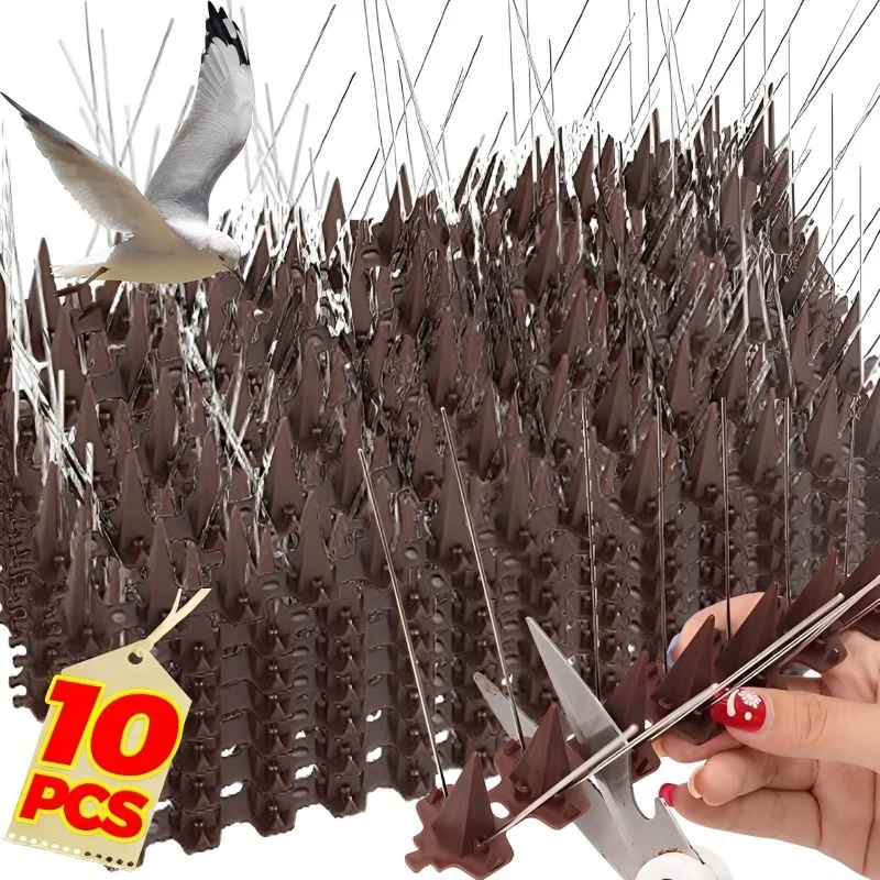 

Шип для голубей, отпугиватель птиц из нержавеющей стали, шипы для голубей, проволочные шипы, репеллент для птиц и кошек для сада, балкона, забора