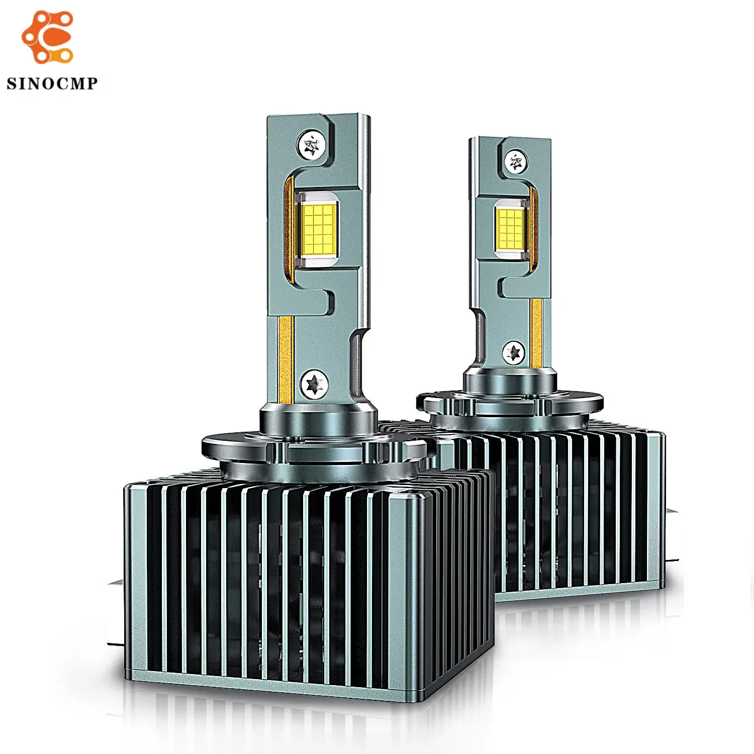 

D1S Car LED Headlights F6S D Series Double Copper Double Copper Headlights 20000LM 6000K 200W Concentrating Light Car Led Bulbs