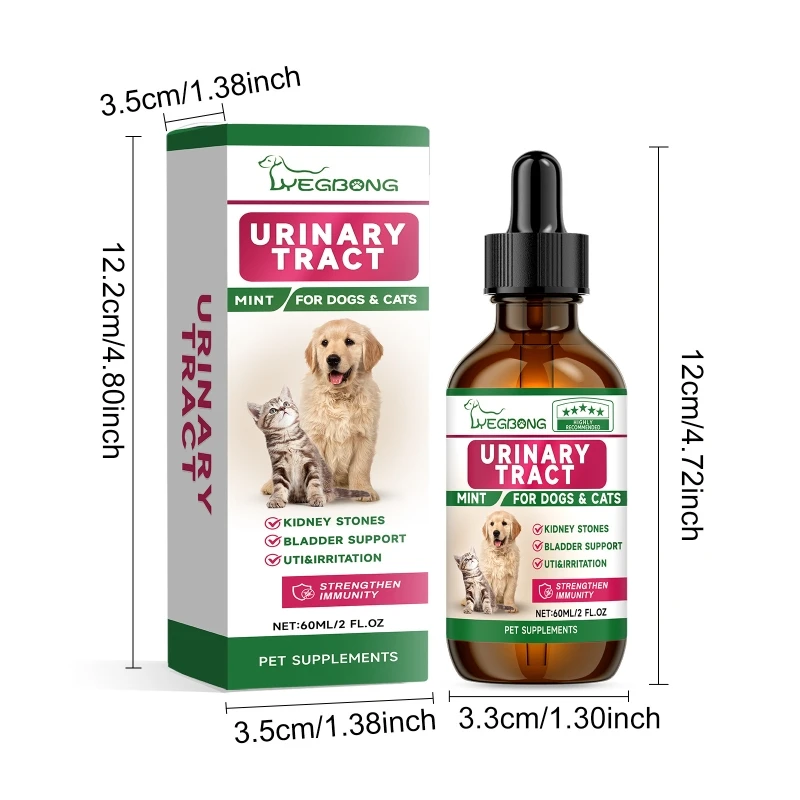 Liquid Nutritions 60ML Dog Drop for Pet Urinary Immune Enhancement Supplement