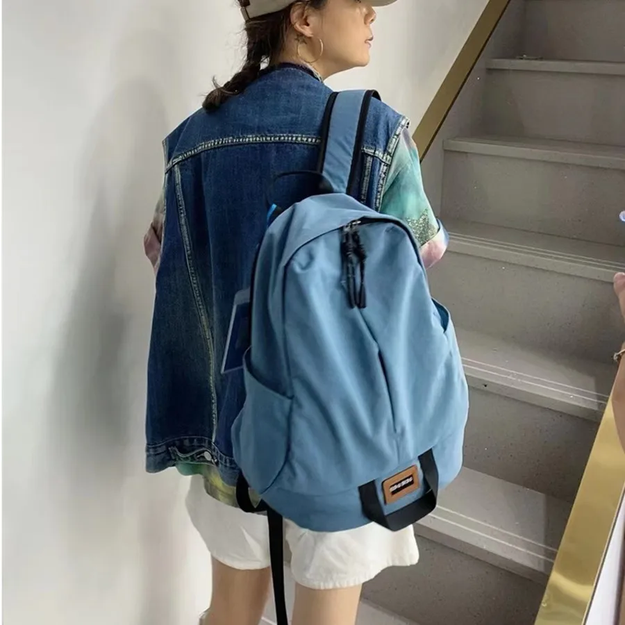 FIDO DIDO Ransel Modis Tas Pria Tas Wanita Tas Travel Ransel Pelajar Tahan Air Nilon Kepadatan Tinggi Asli 2460