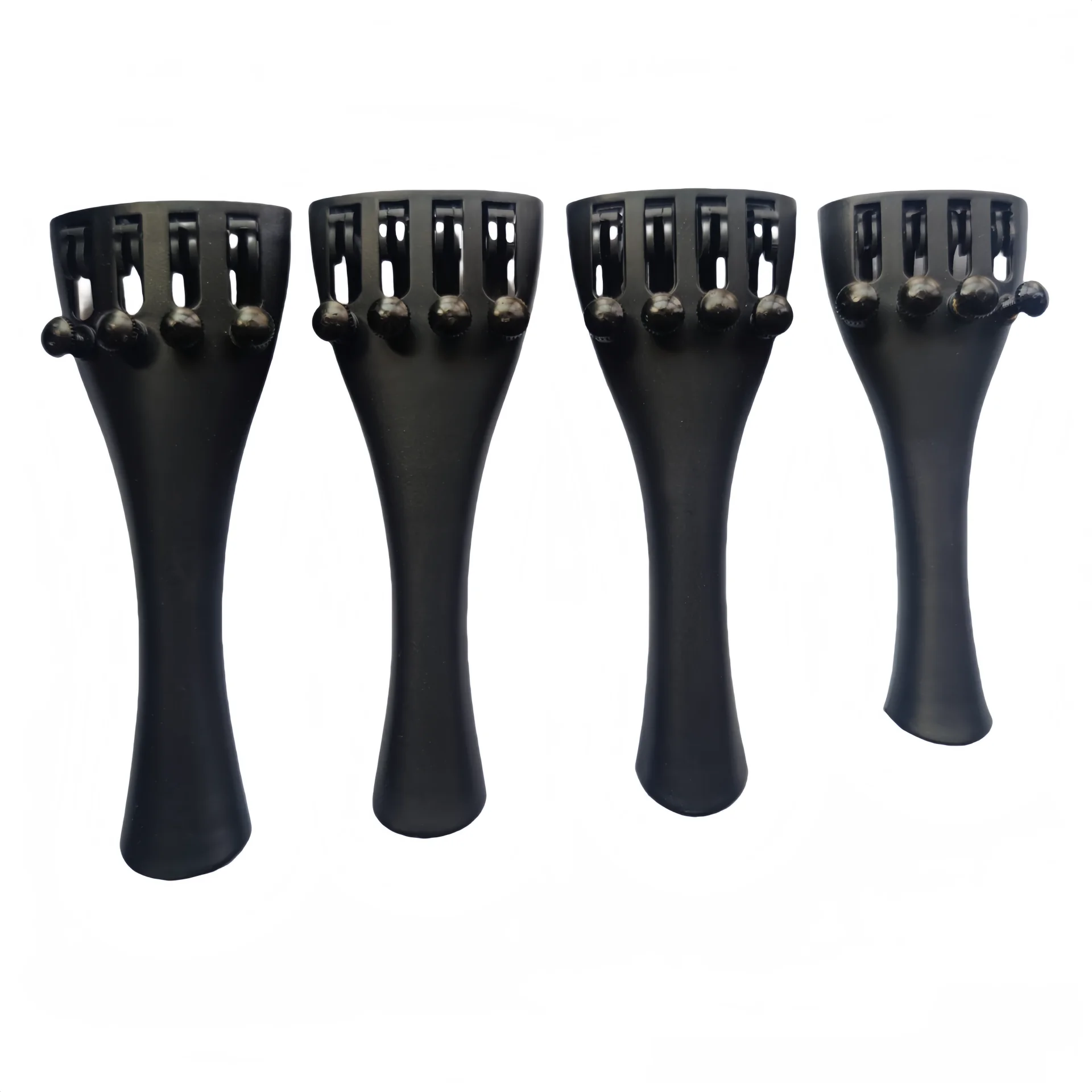 5pcs New carbon fiber violin/viola tailpieces 4/4 3/4 1/2 1/4 1/8 size violin accessories