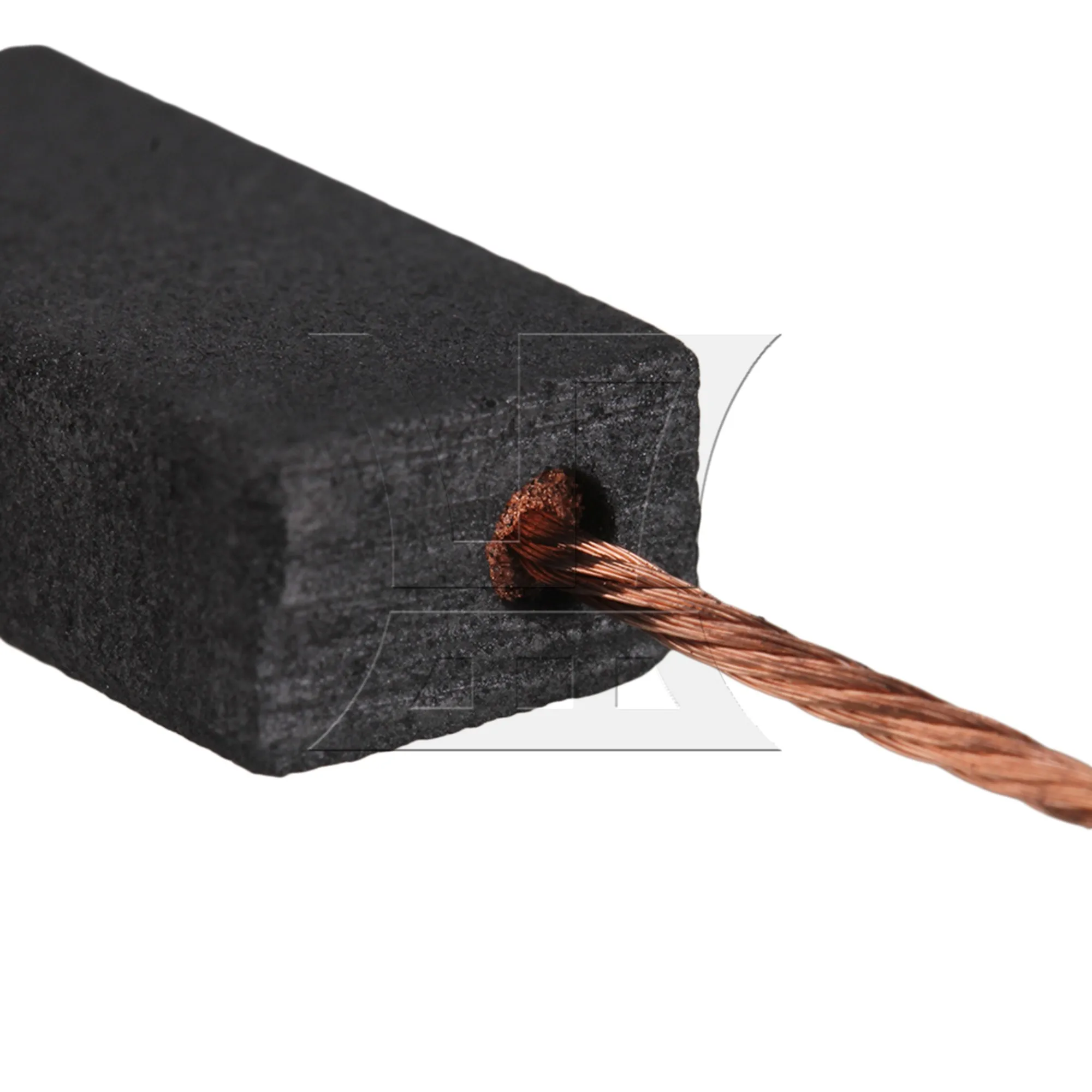 CNBTR 40 Pcs Electric Motor Carbon Brush 0.59x0.31x0.19inch Repair Power Tools