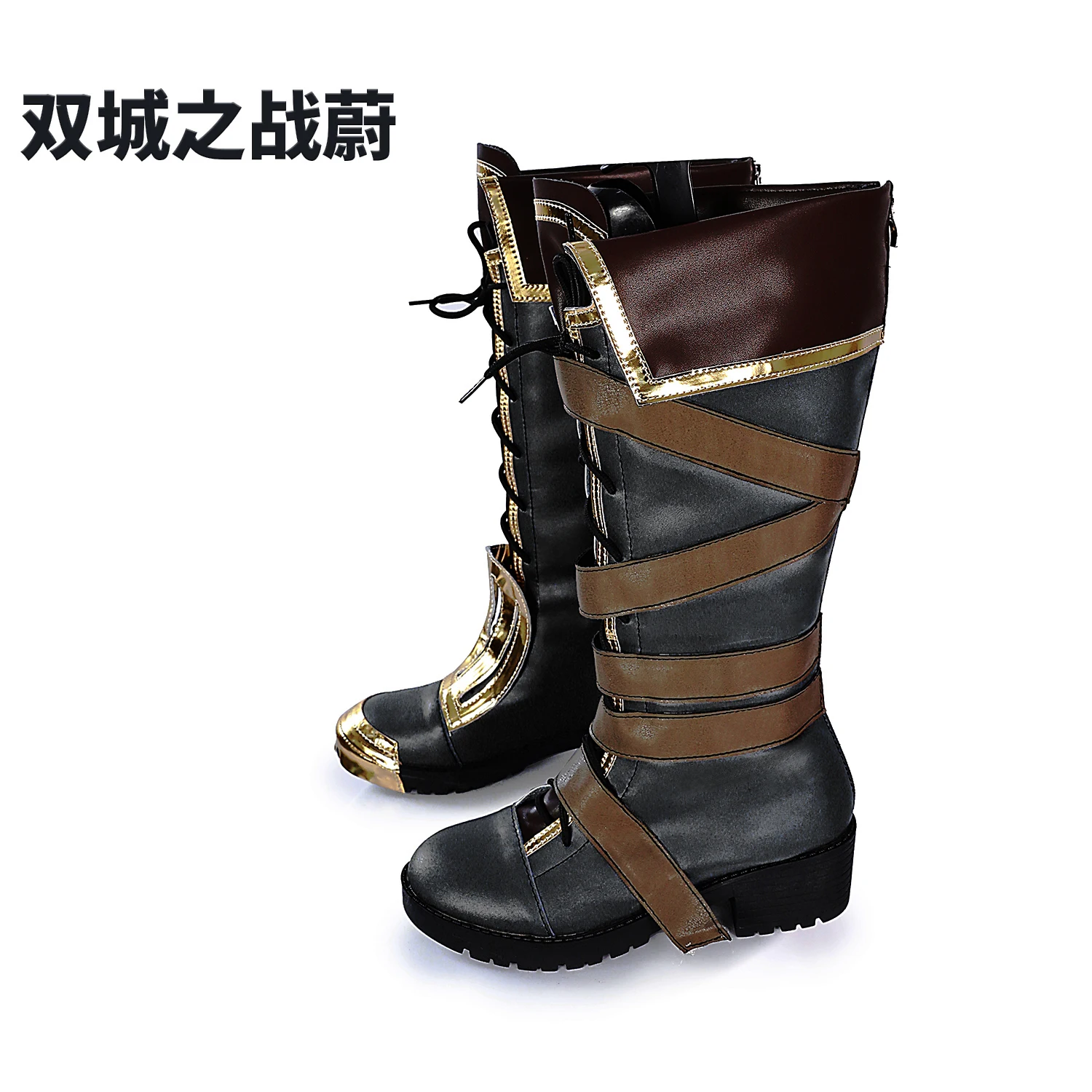 Juego LoL Arcane Vi Cosplay zapatos VI Halloween carnaval fiesta para mujeres y hombres botas