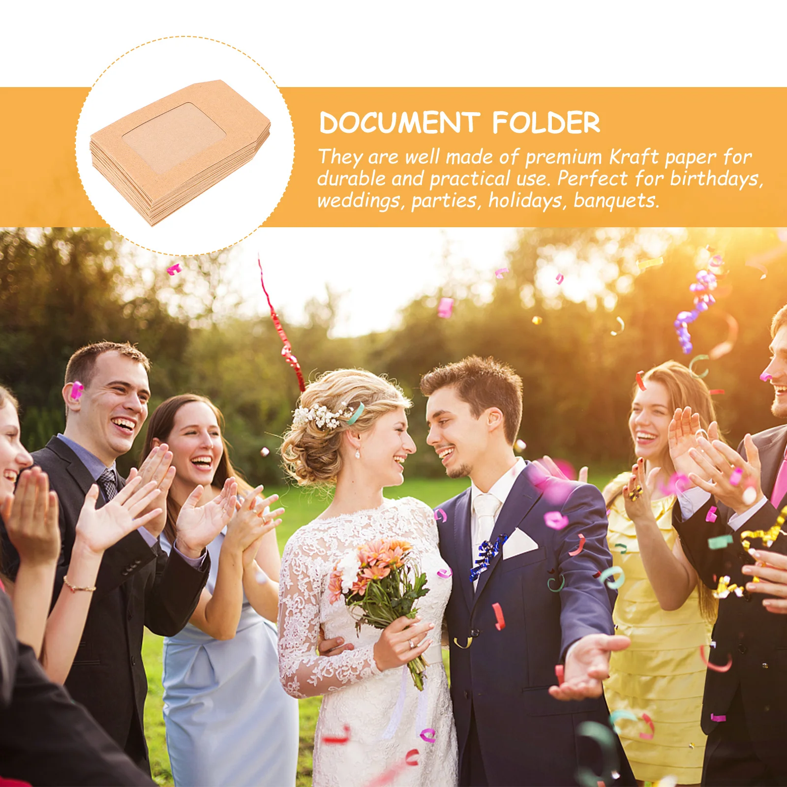 25 sobres de invitación Kraft, diseño Simple y elegante para tarjetas de correo, fotos, letras, perfectos para bodas, fiestas y